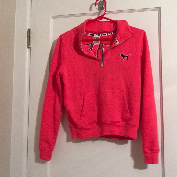 PINK Victoria's Secret Tops - ‼️PINK quarter zip up‼️